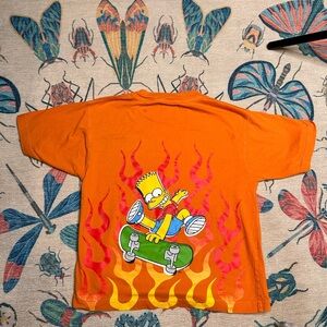 BART Simpson 2003 AOP graphic Tshirt size S